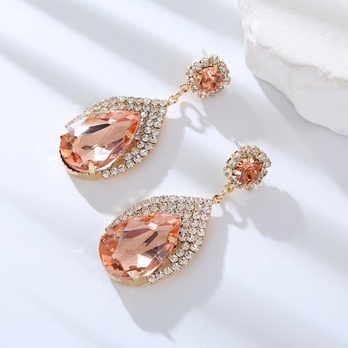 Fashion Jewelry Rhinestone Earrings For Women YWHME-626