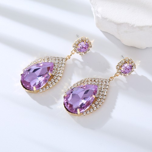 Fashion Jewelry Rhinestone Earrings For Women YWHME-626