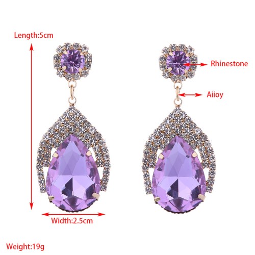 Fashion Jewelry Rhinestone Earrings For Women YWHME-626