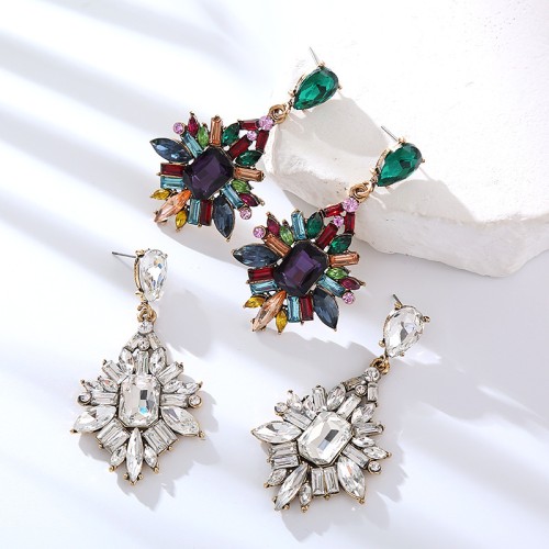 Fashion Jewelry Rhinestone Earrings For Women YWHME-627