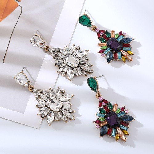 Fashion Jewelry Rhinestone Earrings For Women YWHME-627