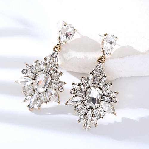 Fashion Jewelry Rhinestone Earrings For Women YWHME-627