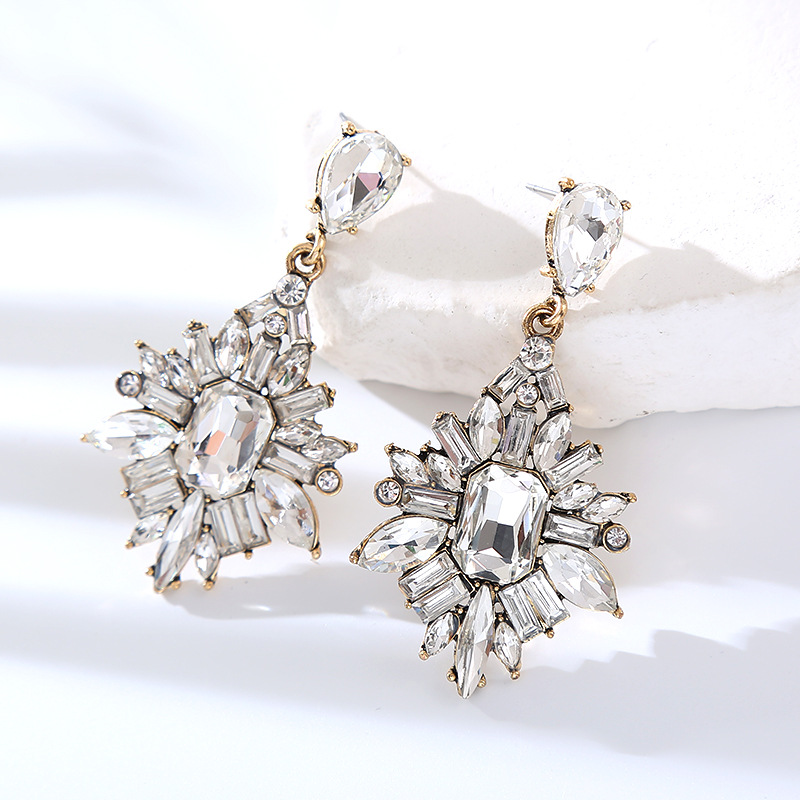 Fashion Jewelry Rhinestone Earrings For Women YWHME-627 