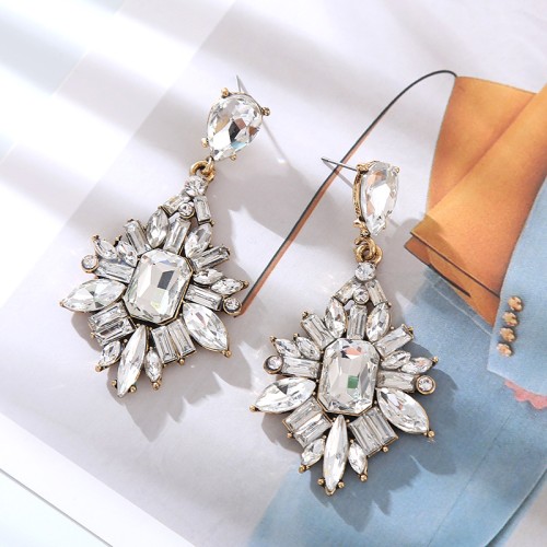 Fashion Jewelry Rhinestone Earrings For Women YWHME-627