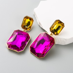 Fashion Jewelry Rhinestone Earrings For Women YWHME-628 