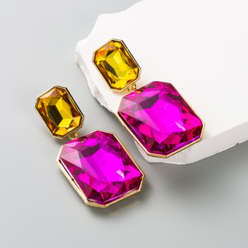 Fashion Jewelry Rhinestone Earrings For Women YWHME-628