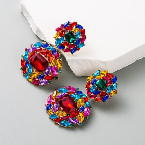 Fashion Jewelry Rhinestone Earrings For Women YWHME-629