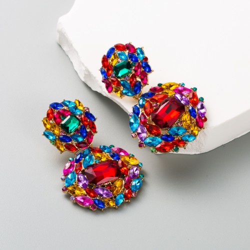 Fashion Jewelry Rhinestone Earrings For Women YWHME-629