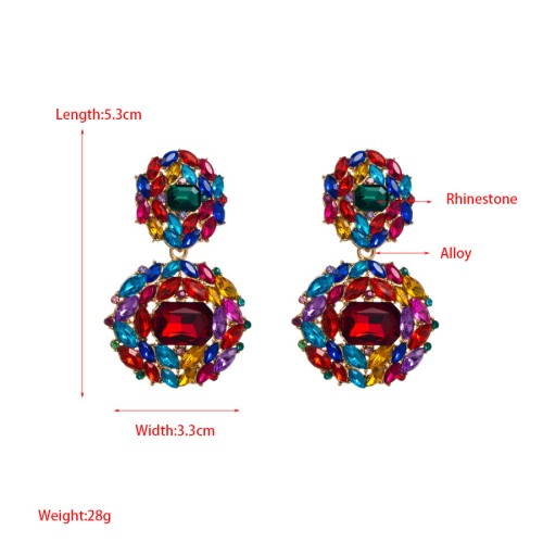 Fashion Jewelry Rhinestone Earrings For Women YWHME-629