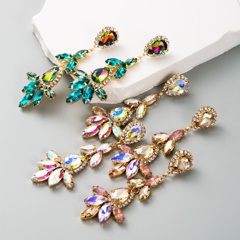 Fashion Jewelry Rhinestone Earrings For Women YWHME-630