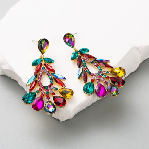 Fashion Jewelry Rhinestone Earrings For Women YWHME-631