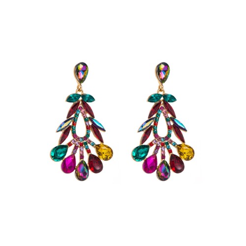 Fashion Jewelry Rhinestone Earrings For Women YWHME-631