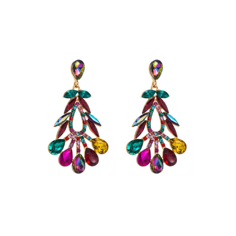 Fashion Jewelry Rhinestone Earrings For Women YWHME-631 