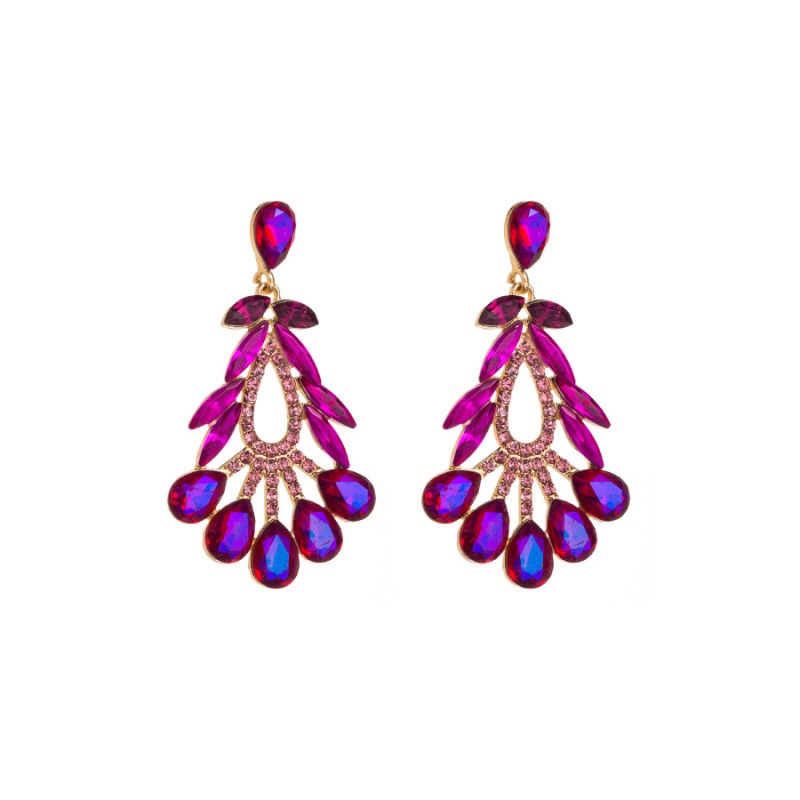 Fashion Jewelry Rhinestone Earrings For Women YWHME-631 