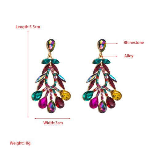 Fashion Jewelry Rhinestone Earrings For Women YWHME-631