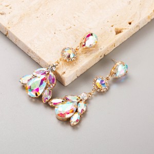 Fashion Jewelry Rhinestone Earrings For Women YWHME-632 