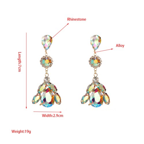 Fashion Jewelry Rhinestone Earrings For Women YWHME-632