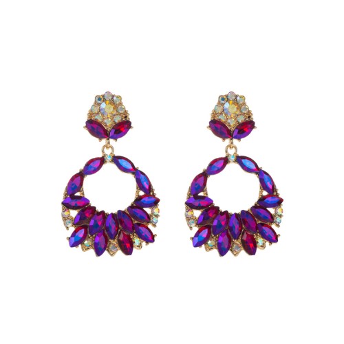 Fashion Jewelry Rhinestone Earrings For Women YWHME-633