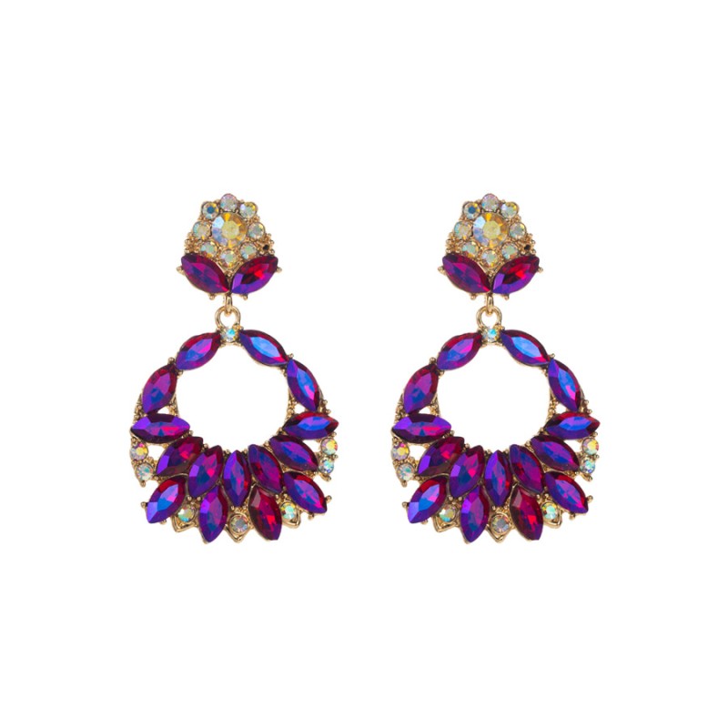 Fashion Jewelry Rhinestone Earrings For Women YWHME-633 