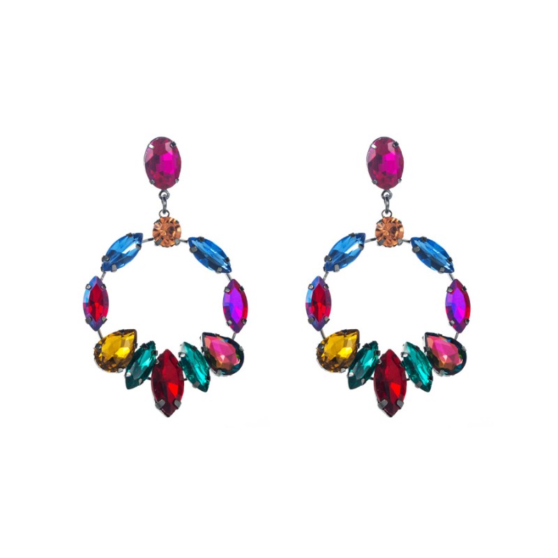 Fashion Jewelry Rhinestone Earrings For Women YWHME-634 