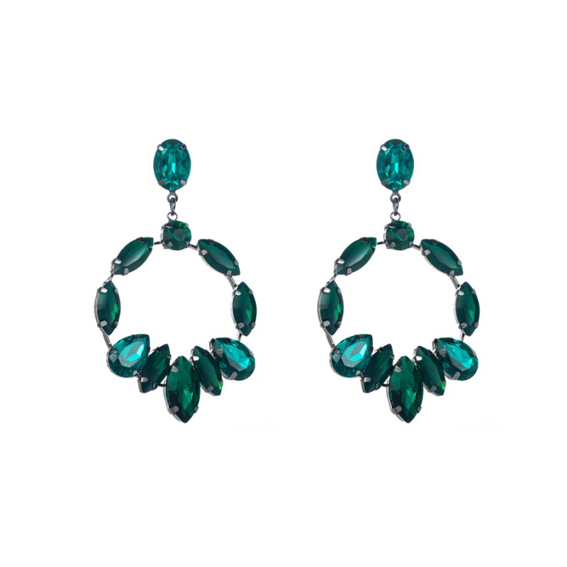 Fashion Jewelry Rhinestone Earrings For Women YWHME-634 