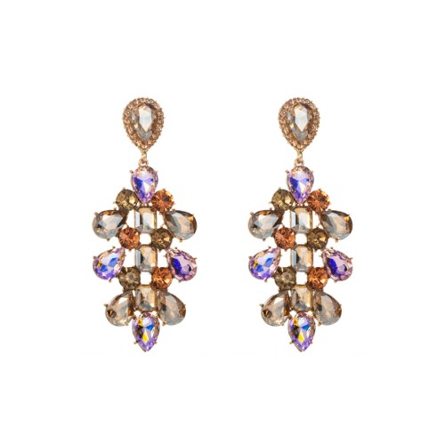 Fashion Jewelry Rhinestone Earrings For Women YWHME-635