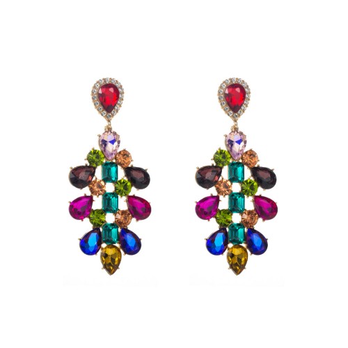 Fashion Jewelry Rhinestone Earrings For Women YWHME-635