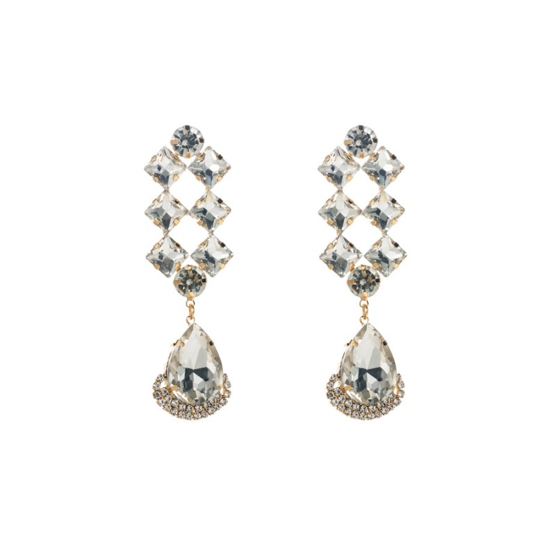 Fashion Jewelry Rhinestone Earrings For Women YWHME-636 