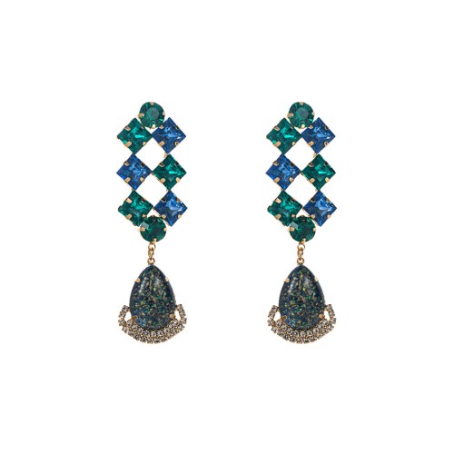 Fashion Jewelry Rhinestone Earrings For Women YWHME-636