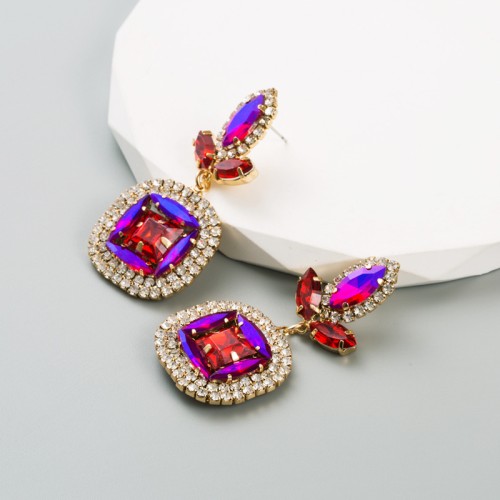 Fashion Jewelry Rhinestone Earrings For Women YWHME-637