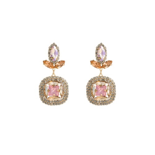 Fashion Jewelry Rhinestone Earrings For Women YWHME-637