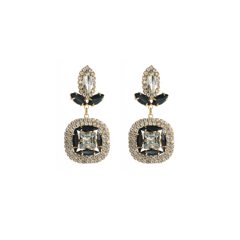 Fashion Jewelry Rhinestone Earrings For Women YWHME-637 