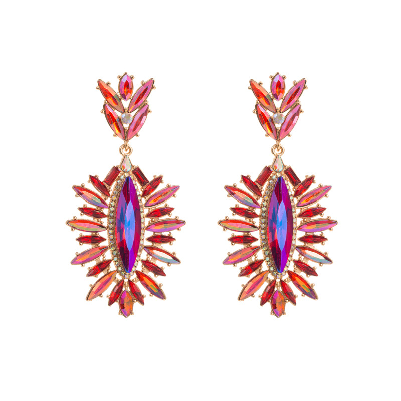 Fashion Jewelry Rhinestone Earrings For Women YWHME-638 