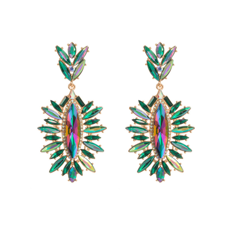 Fashion Jewelry Rhinestone Earrings For Women YWHME-638 