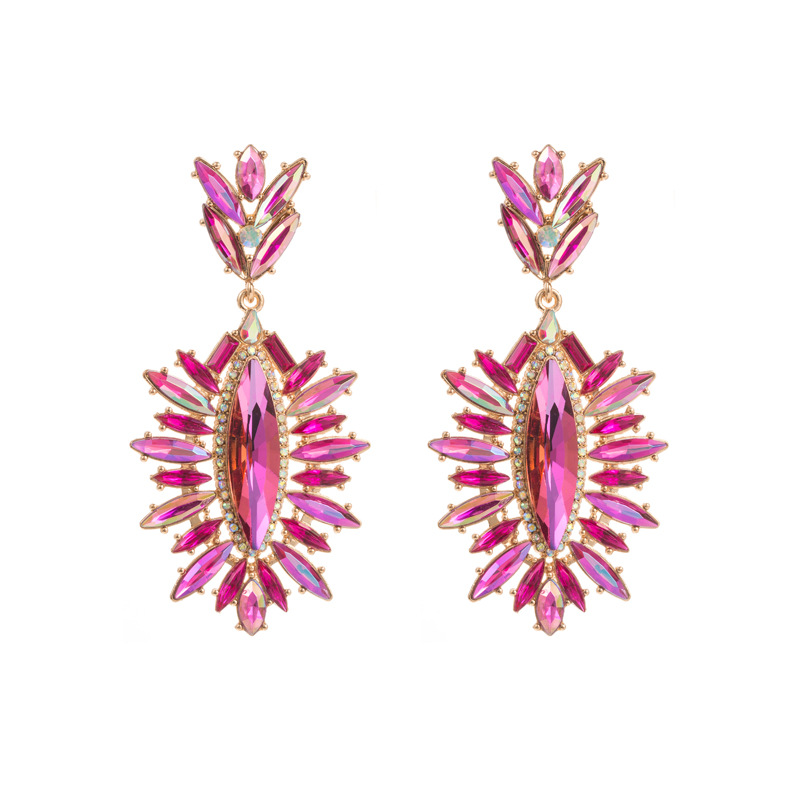 Fashion Jewelry Rhinestone Earrings For Women YWHME-638 