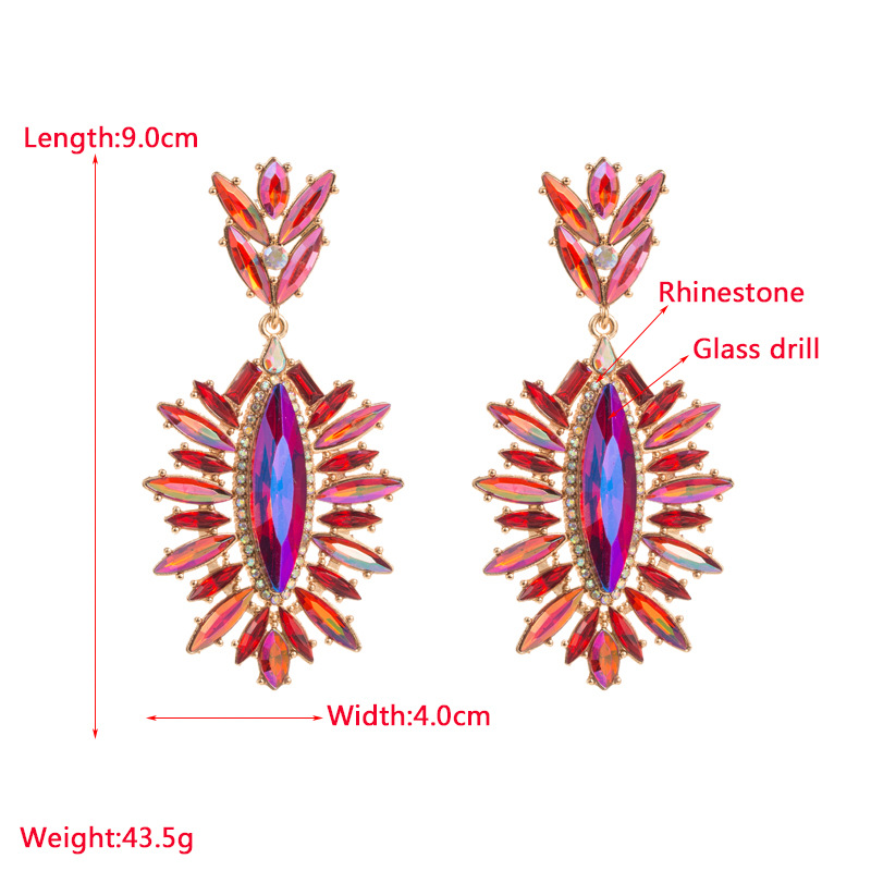 Fashion Jewelry Rhinestone Earrings For Women YWHME-638 