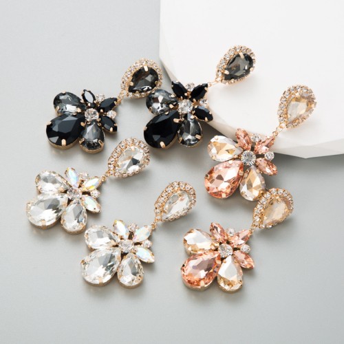 Fashion Jewelry Rhinestone Earrings For Women YWHME-639