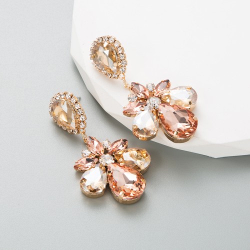 Fashion Jewelry Rhinestone Earrings For Women YWHME-639