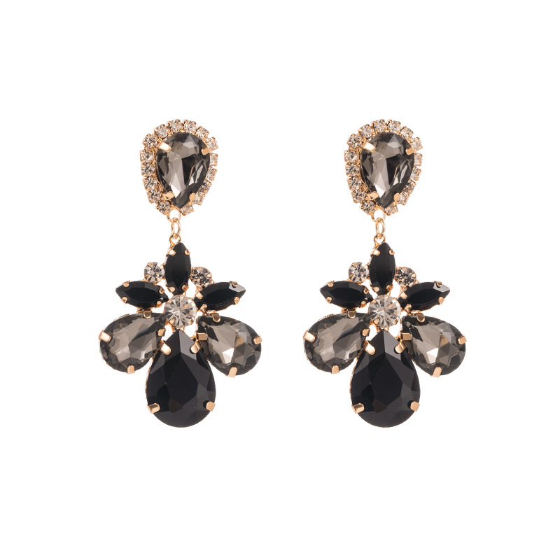 Fashion Jewelry Rhinestone Earrings For Women YWHME-639 