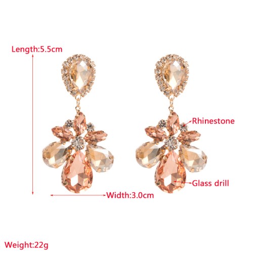 Fashion Jewelry Rhinestone Earrings For Women YWHME-639