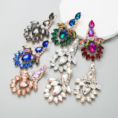 Fashion Jewelry Rhinestone Earrings For Women YWHME-640