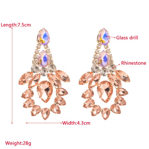 Fashion Jewelry Rhinestone Earrings For Women YWHME-640