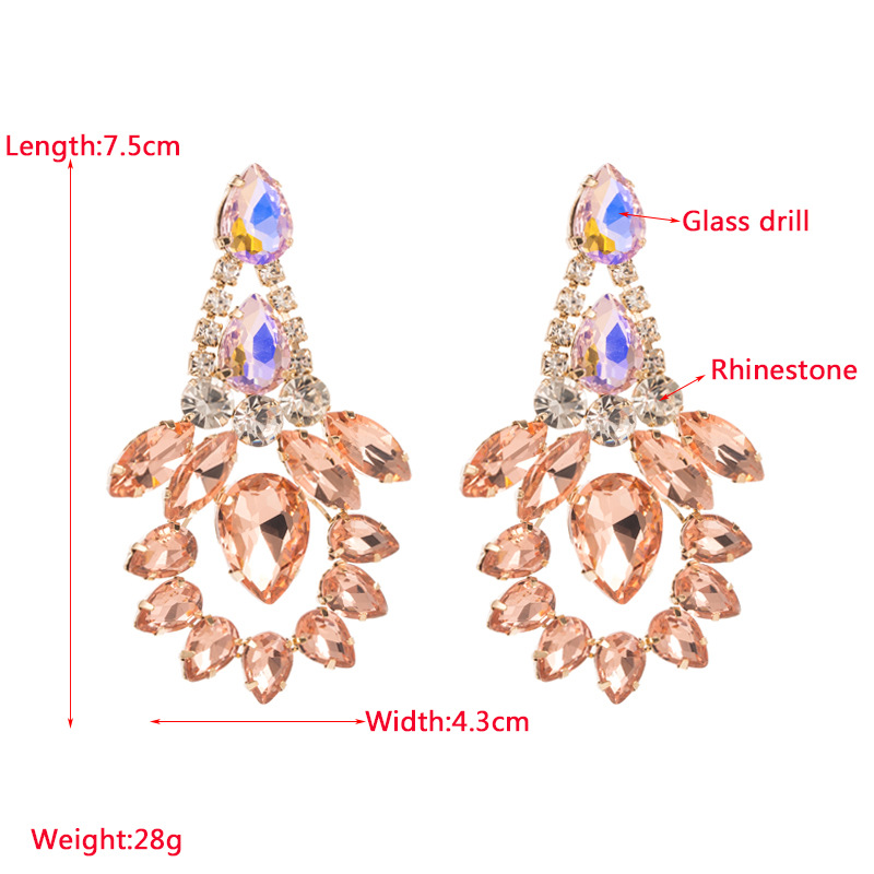 Fashion Jewelry Rhinestone Earrings For Women YWHME-640 