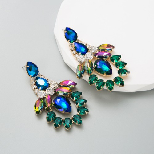 Fashion Jewelry Rhinestone Earrings For Women YWHME-640