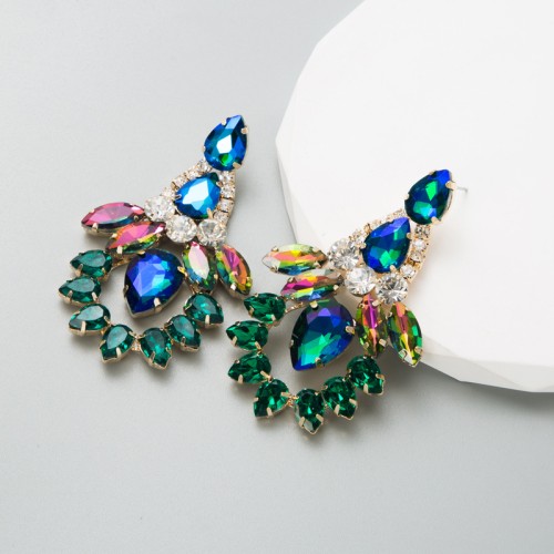 Fashion Jewelry Rhinestone Earrings For Women YWHME-640