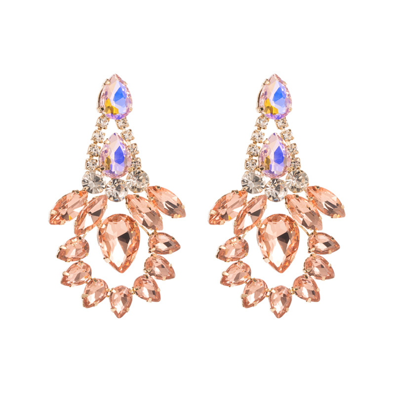 Fashion Jewelry Rhinestone Earrings For Women YWHME-640 