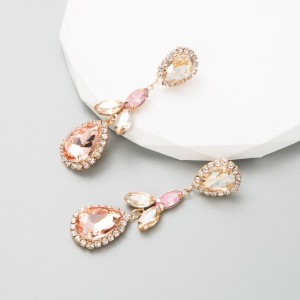 Fashion Jewelry Rhinestone Earrings For Women YWHME-641 