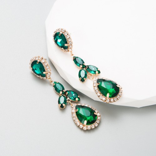 Fashion Jewelry Rhinestone Earrings For Women YWHME-641