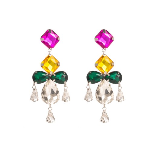 Fashion Jewelry Rhinestone Earrings For Women YWHME-642