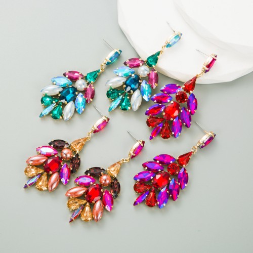 Fashion Jewelry Rhinestone Earrings For Women YWHME-643